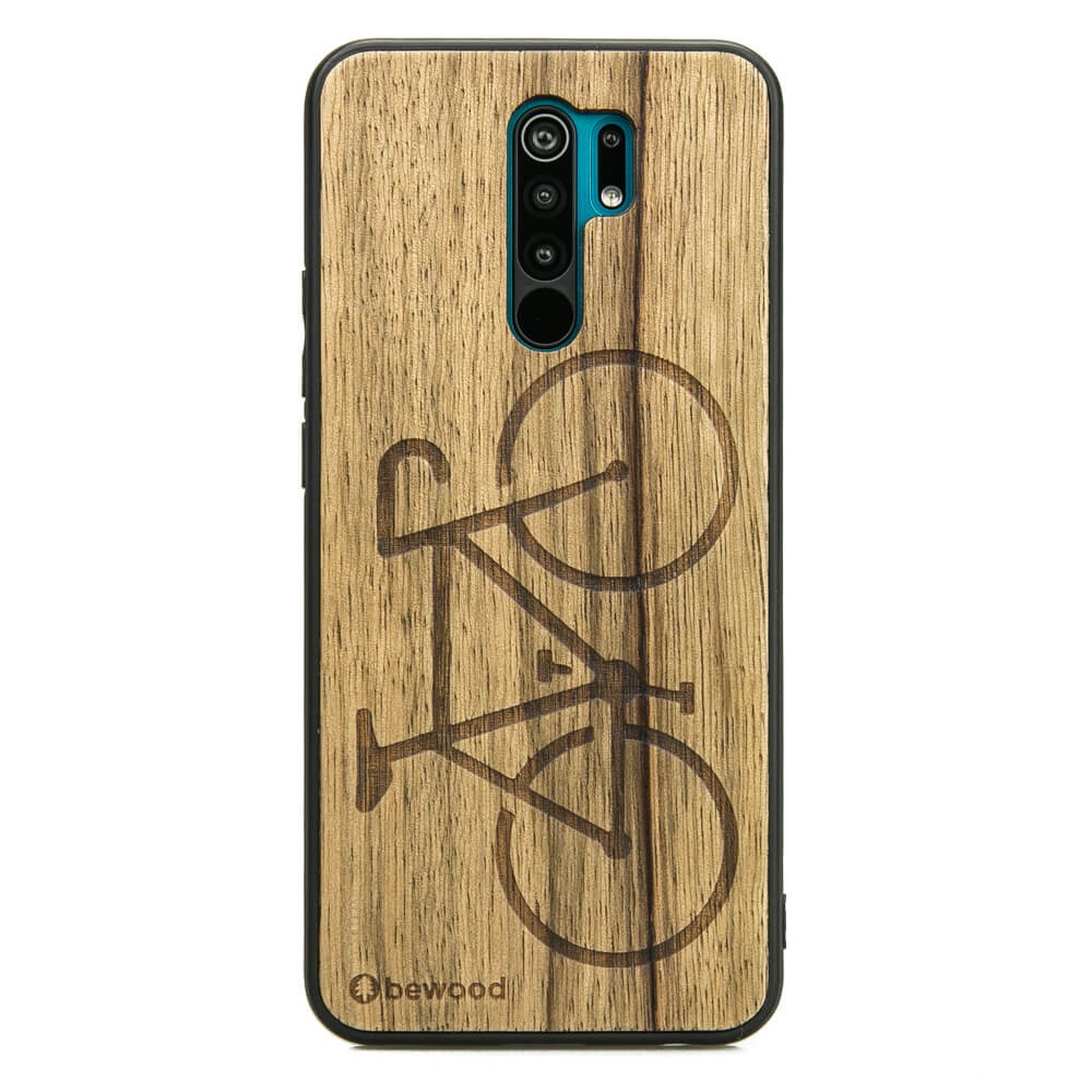 Xiaomi Redmi 9 Bike Frake Wood Case (1)