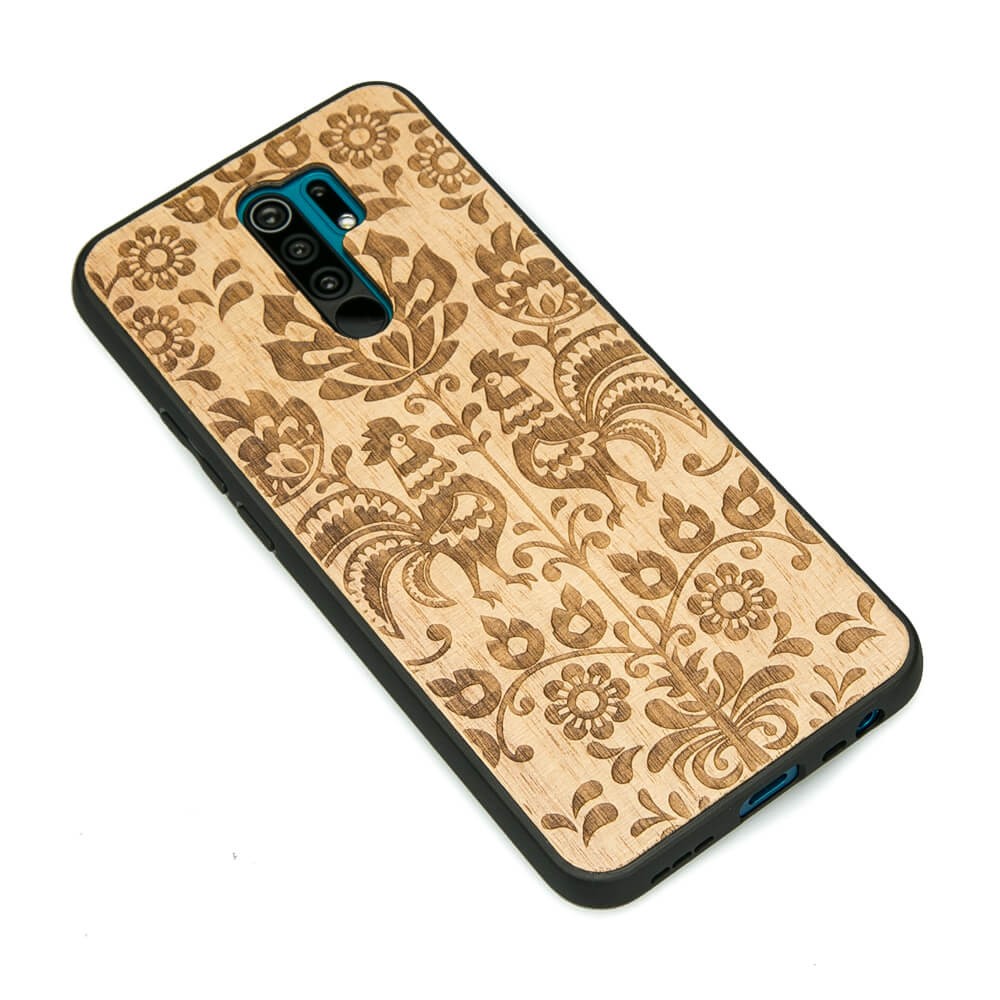 Drewniane Etui Xiaomi Redmi 9 POLSKI FOLK ANIEGRE (2)