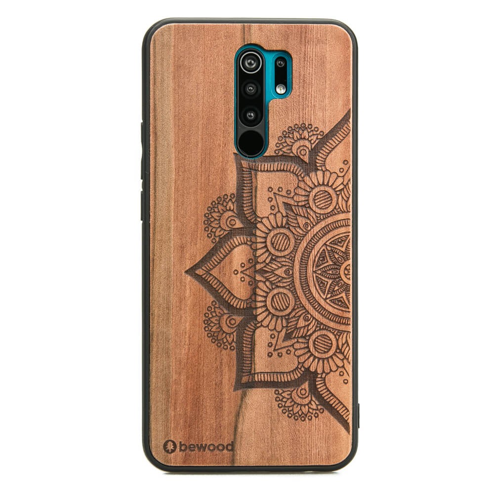 Drewniane Etui Xiaomi Redmi 9 MANDALA JABŁOŃ (1)