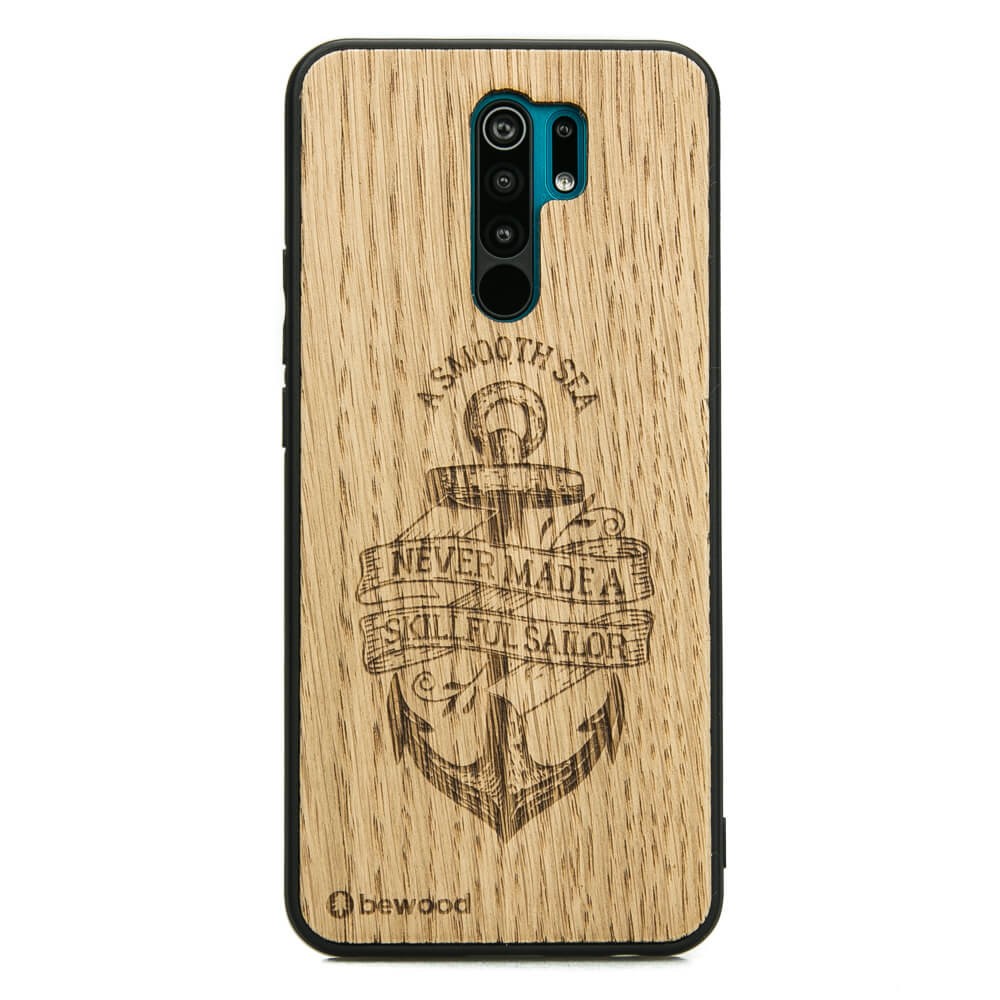 Drewniane Etui Xiaomi Redmi 9 KOTWICA DĄB (1)
