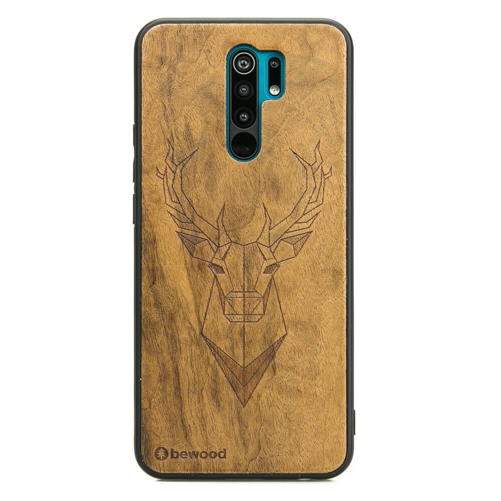 Drewniane Etui Xiaomi Redmi 9 JELEŃ IMBUIA (1)