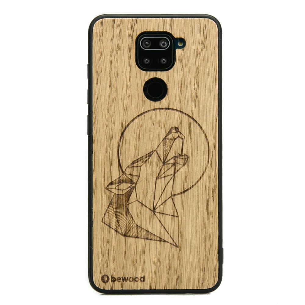 Drewniane Etui Xiaomi Redmi Note 9 WILK DĄB (1)