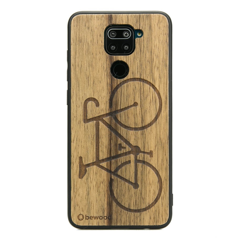 Xiaomi Redmi Note 9 Bike Frake Wood Case (1)