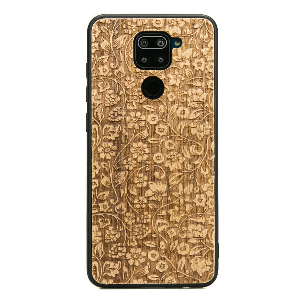 Drewniane Etui Xiaomi Redmi Note 9 KWIATY POLNE ANIEGRE (1)