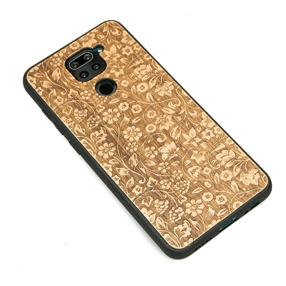 Drewniane Etui Xiaomi Redmi Note 9 KWIATY POLNE ANIEGRE (2)