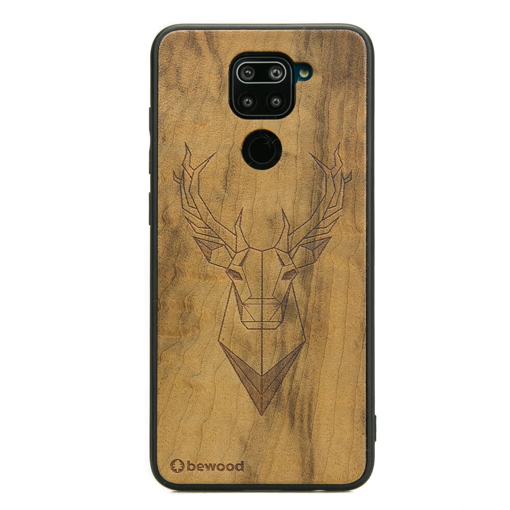 Drewniane Etui Xiaomi Redmi Note 9 JELEŃ IMBUIA (1)