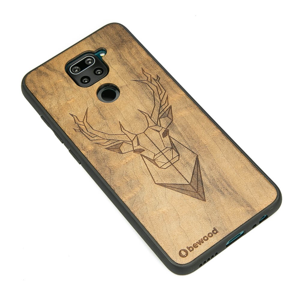 Drewniane Etui Xiaomi Redmi Note 9 JELEŃ IMBUIA (2)