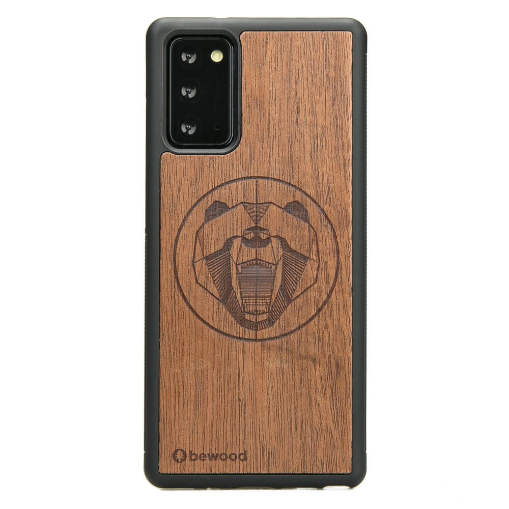 Drewniane Etui na Samsung Galaxy Note 20 NIEDŹWIEDŹ MERBAU (1)