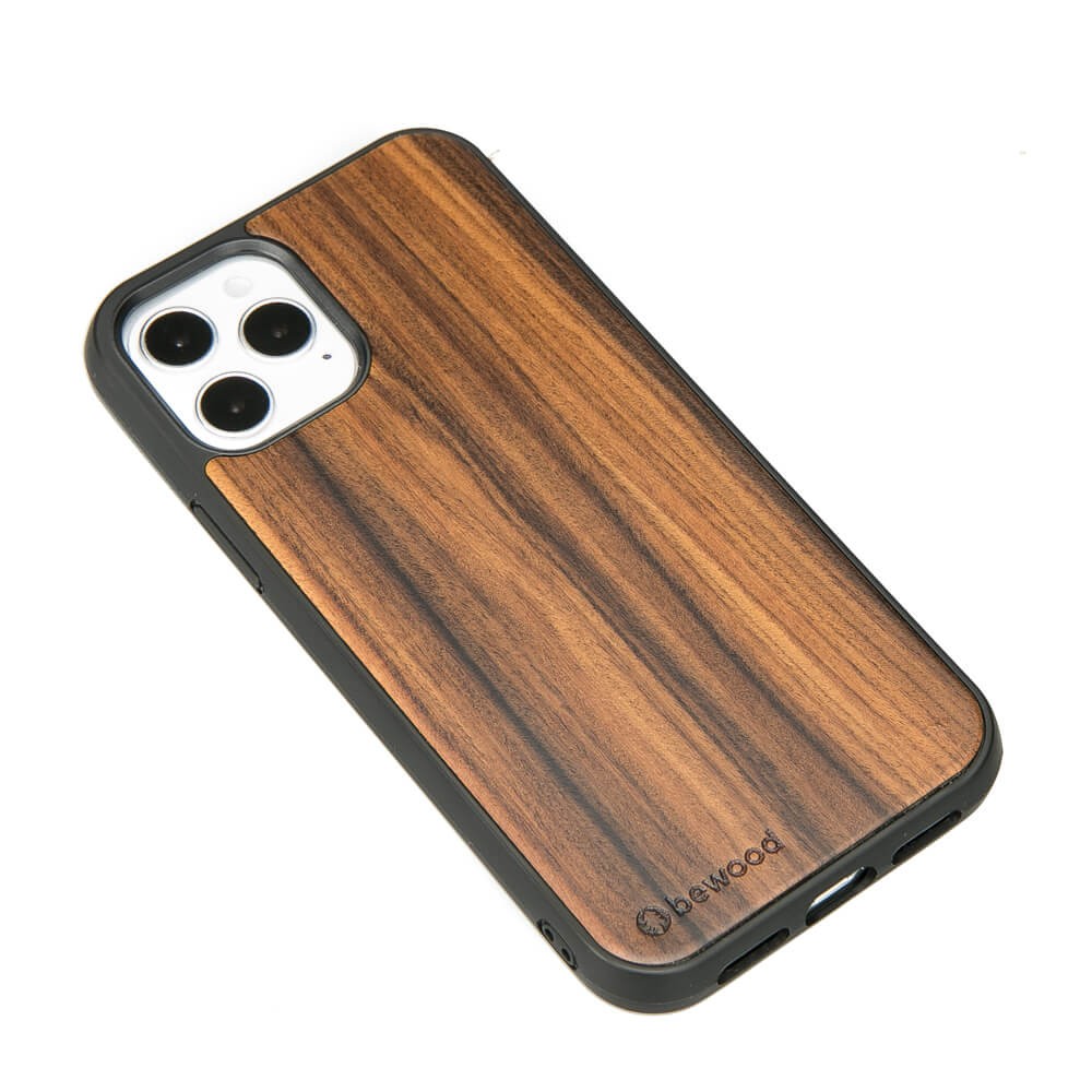 Drewniane Etui na iPhone 12 / 12 Pro PALISANDER SANTOS (2)