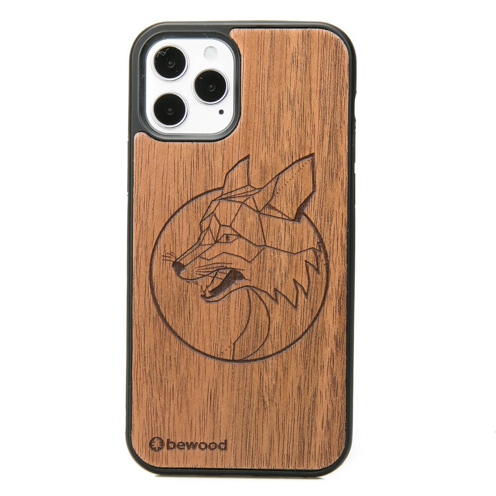 Drewniane Etui na iPhone 12 / 12 Pro LIS MERBAU (1)