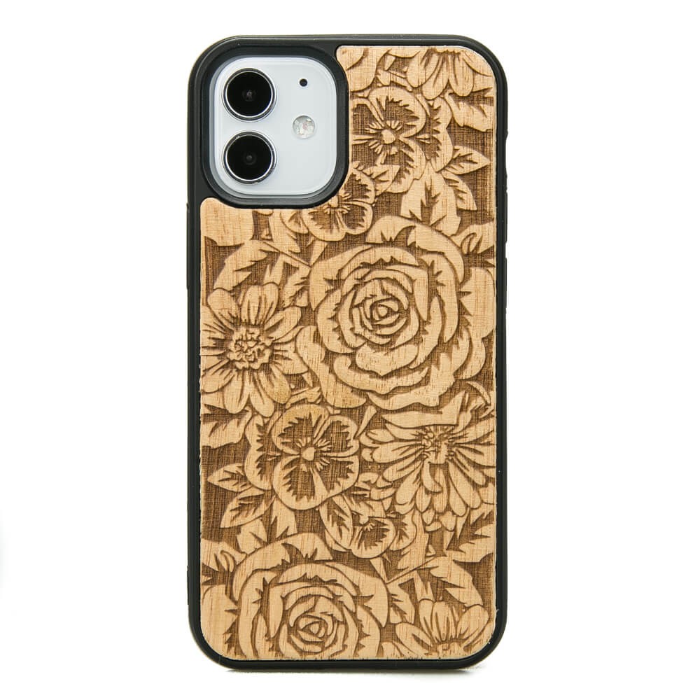 Drewniane Etui na iPhone 12 Mini RÓŻE ANIEGRE (1)