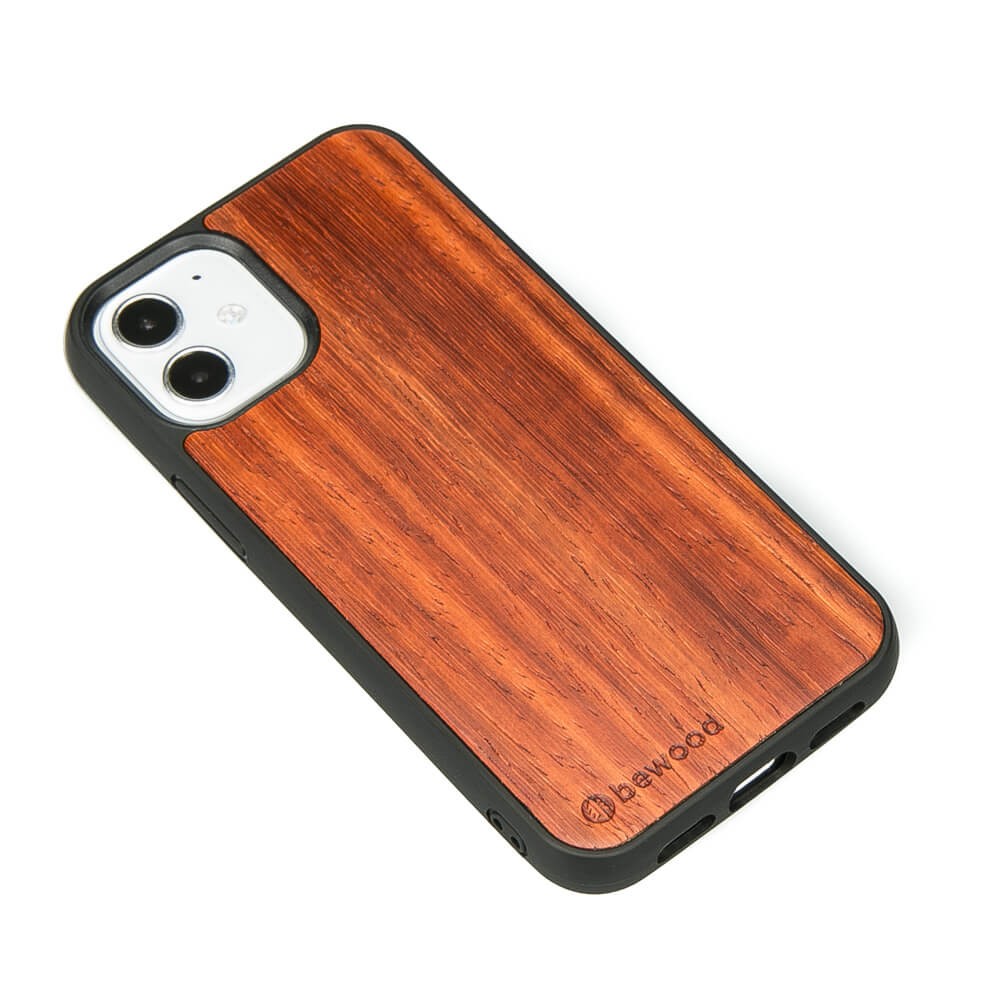 Drewniane Etui na iPhone 12 Mini PADOUK (2)