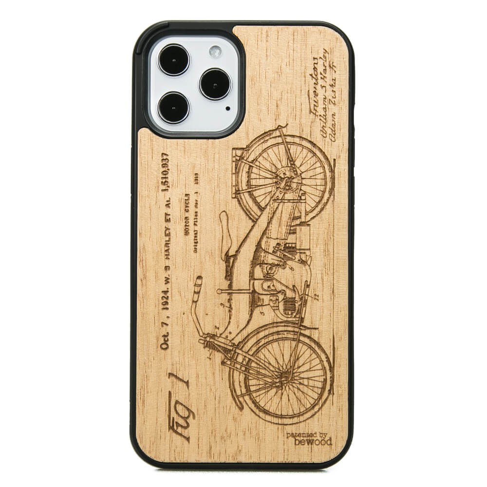 Drewniane Etui na iPhone 12 Pro Max HARLEY PATENT ANIEGRE (1)