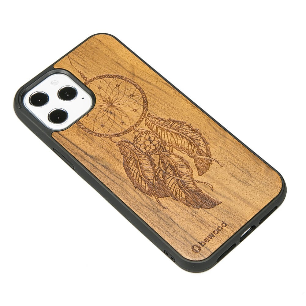 Drewniane Etui na iPhone 12 Pro Max ŁAPACZ SNÓW IMBUIA (2)