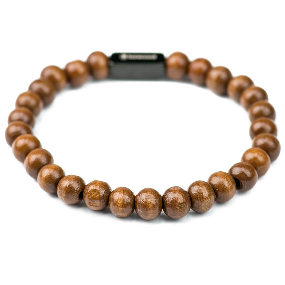 Bransoletka z koralików - Bewood Beads - Brown (3)