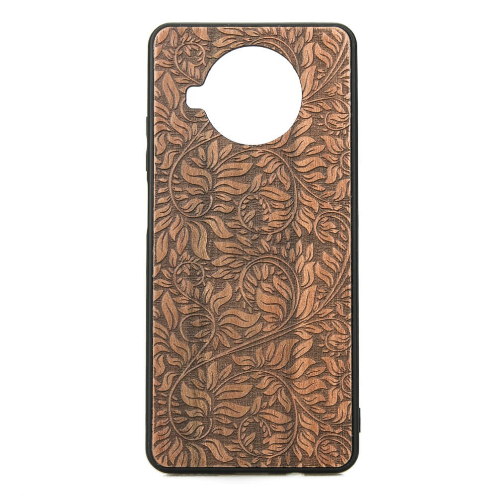 Drewniane Etui Xiaomi Mi 10T Lite LIŚCIE JABŁOŃ (1)