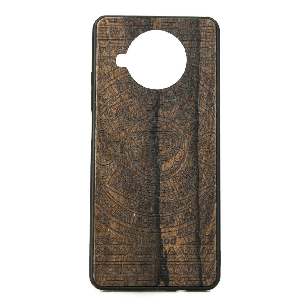 Xiaomi Mi 10T Lite Aztec Calendar Ziricote Wood Case (1)