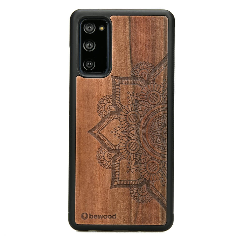 Drewniane Etui na Samsung Galaxy S20 FE MANDALA JABŁOŃ (1)