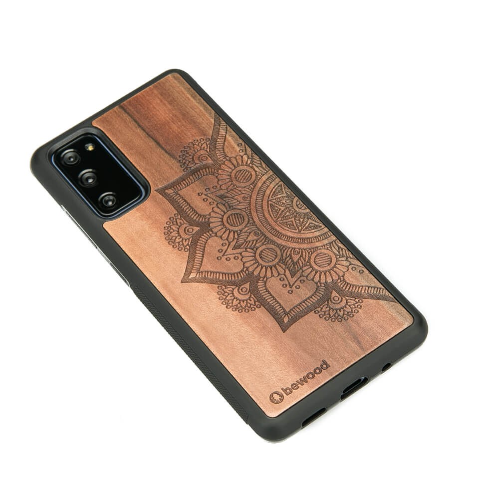 Drewniane Etui na Samsung Galaxy S20 FE MANDALA JABŁOŃ (2)
