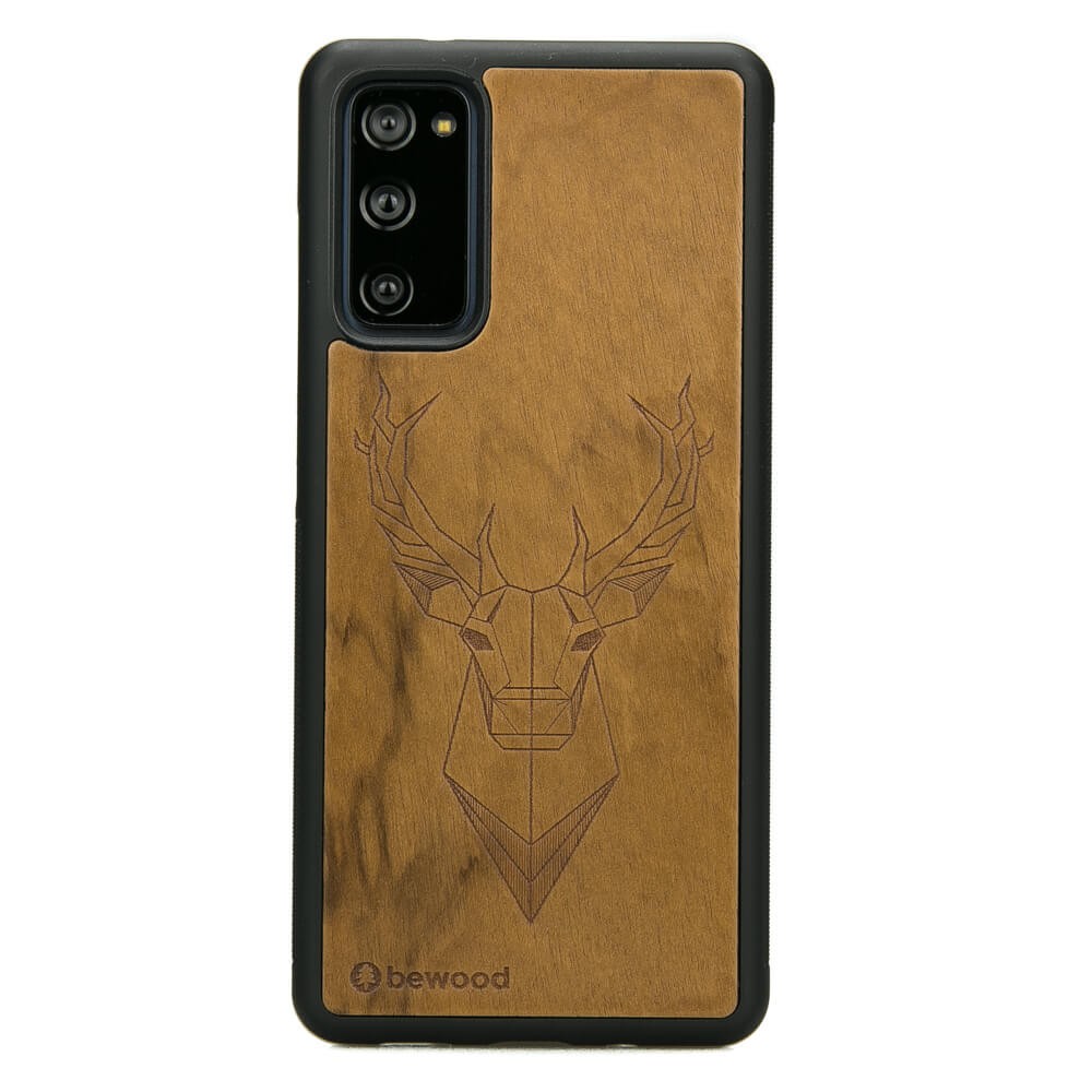 Drewniane Etui na Samsung Galaxy S20 FE JELEŃ IMBUIA (1)