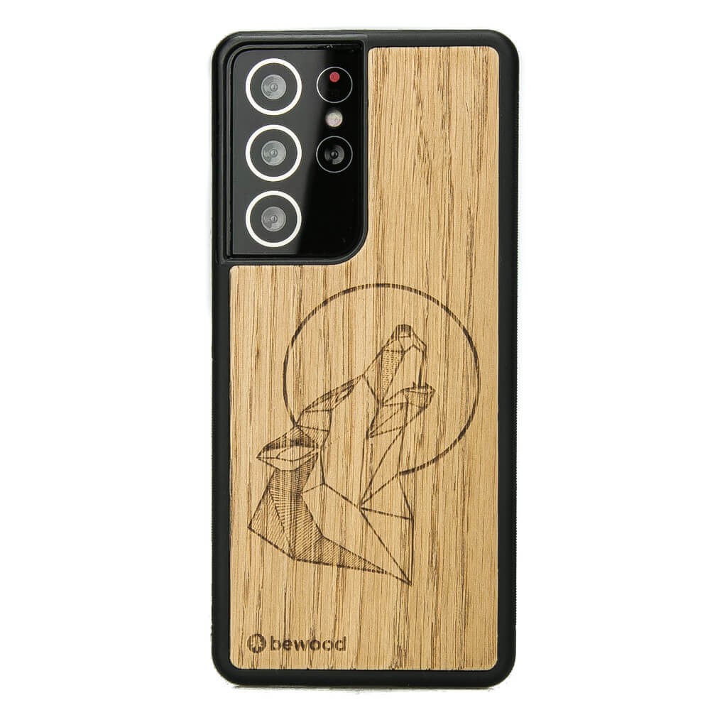 Drewniane Etui na Samsung Galaxy S21 Ultra WILK DĄB (1)