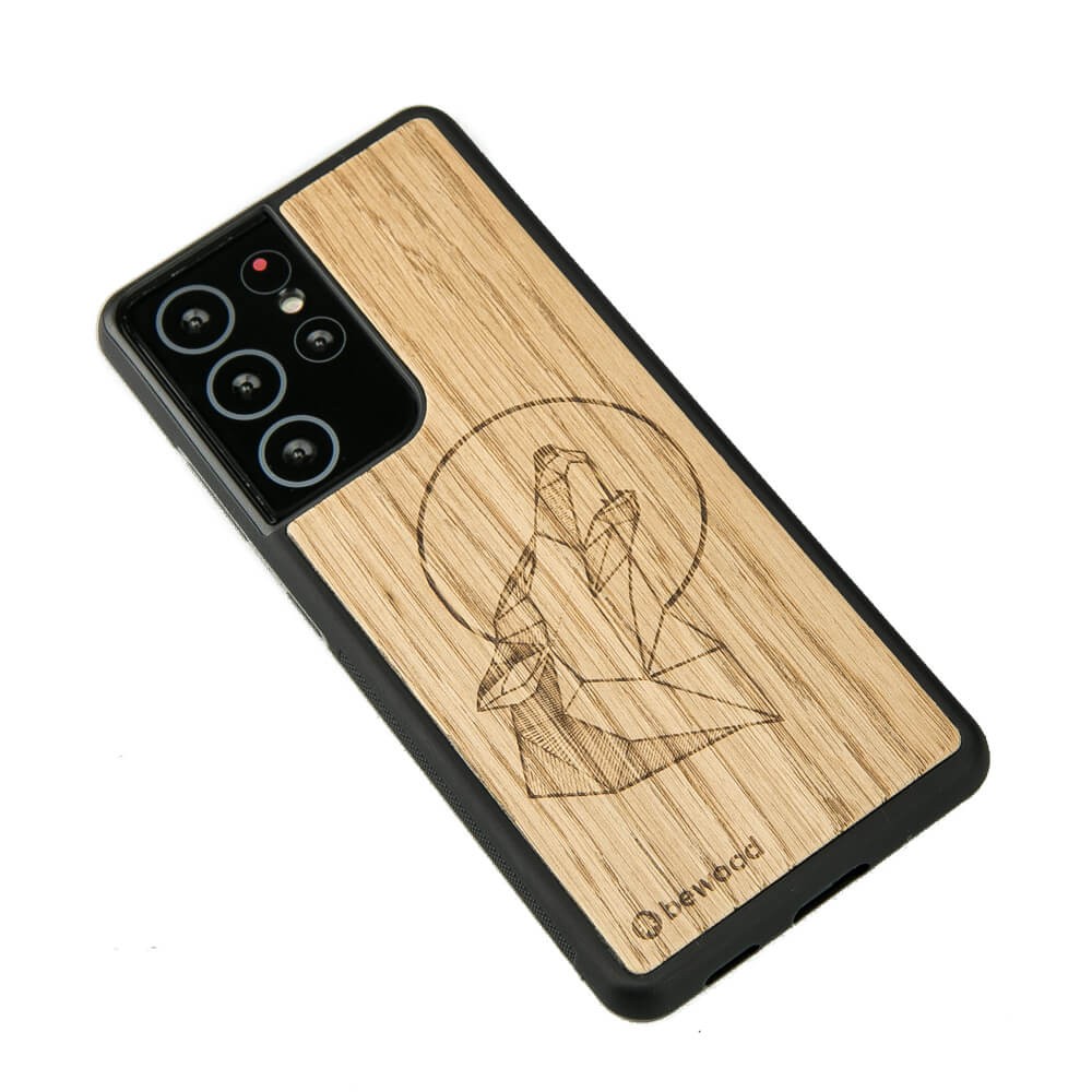 Drewniane Etui na Samsung Galaxy S21 Ultra WILK DĄB (2)