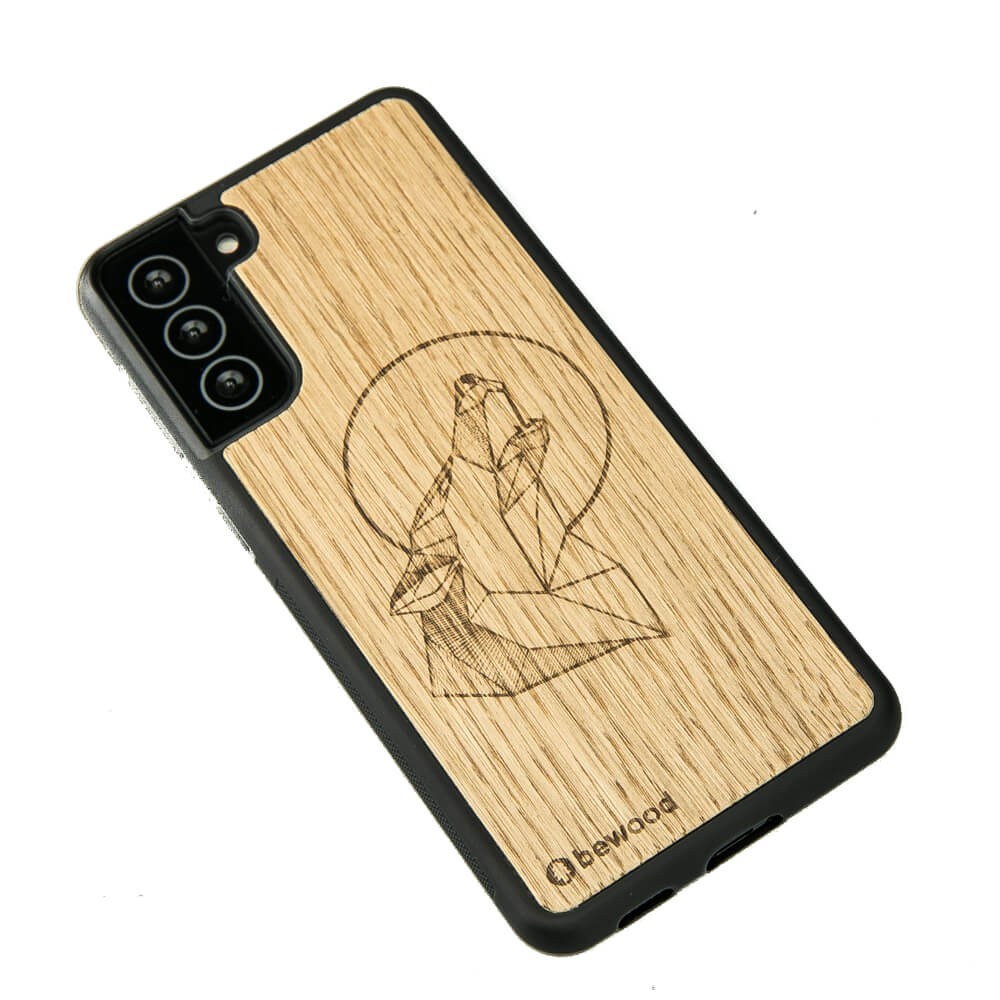 Drewniane Etui na Samsung Galaxy S21 Plus WILK DĄB (2)