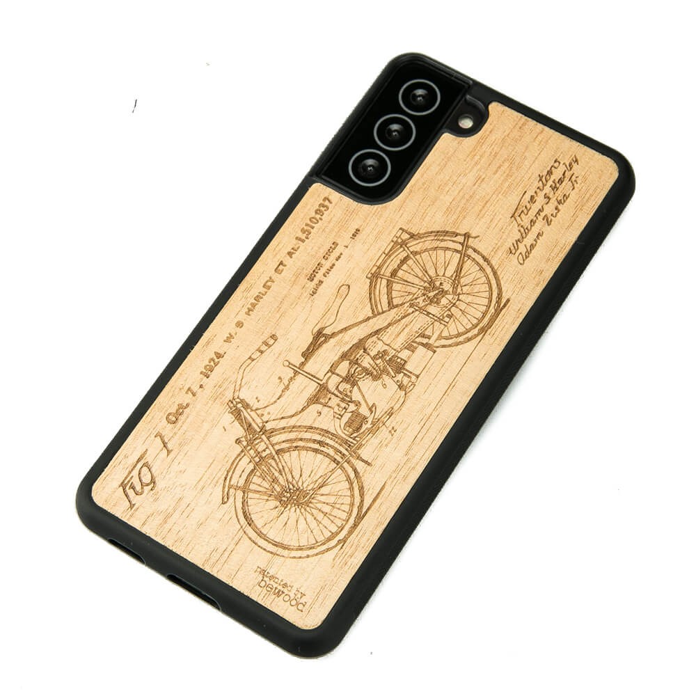 Drewniane Etui na Samsung Galaxy S21 HARLEY PATENT ANIEGRE (2)