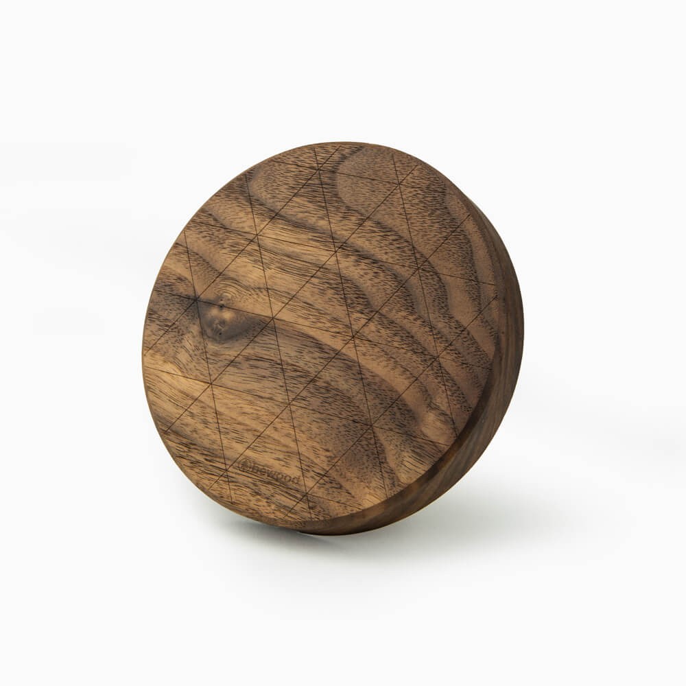 Wireless Charger Bewood Slim Circle QI 15W Walnut (3)