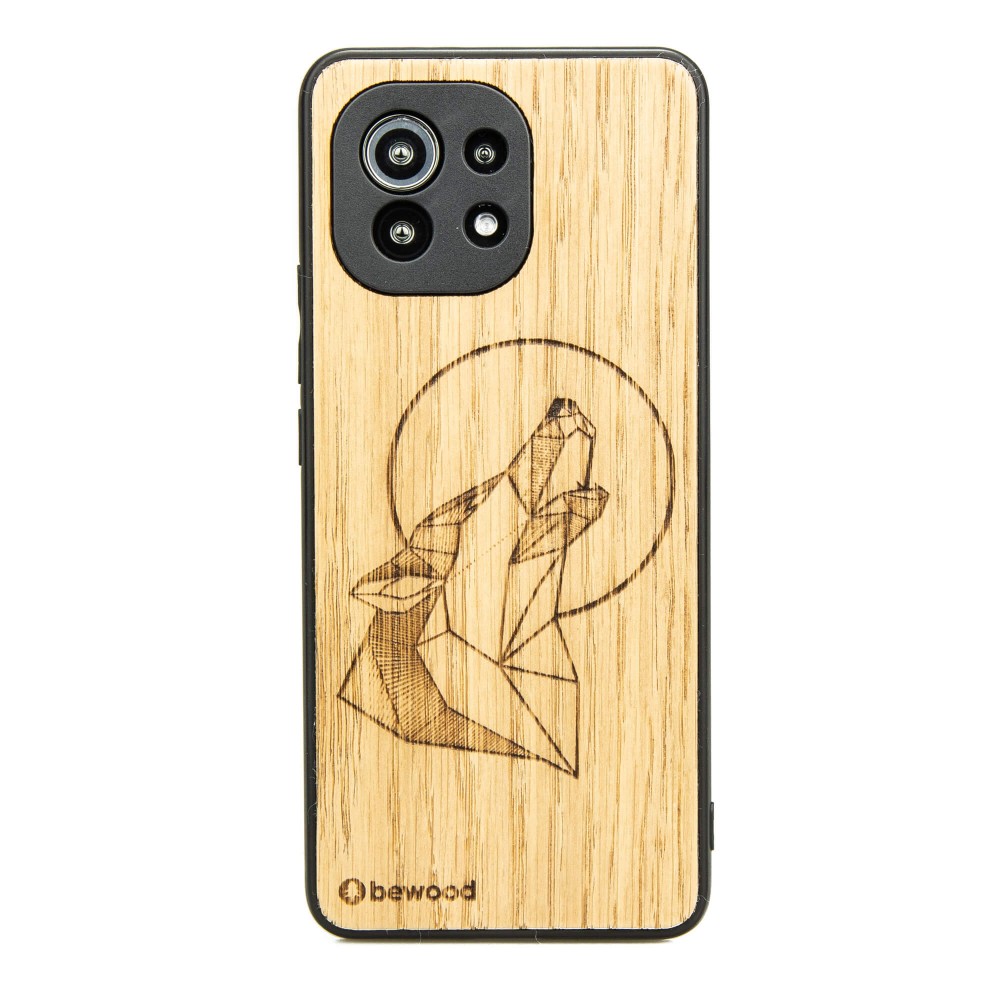 Drewniane Etui Xiaomi Mi 11 WILK DĄB (1)