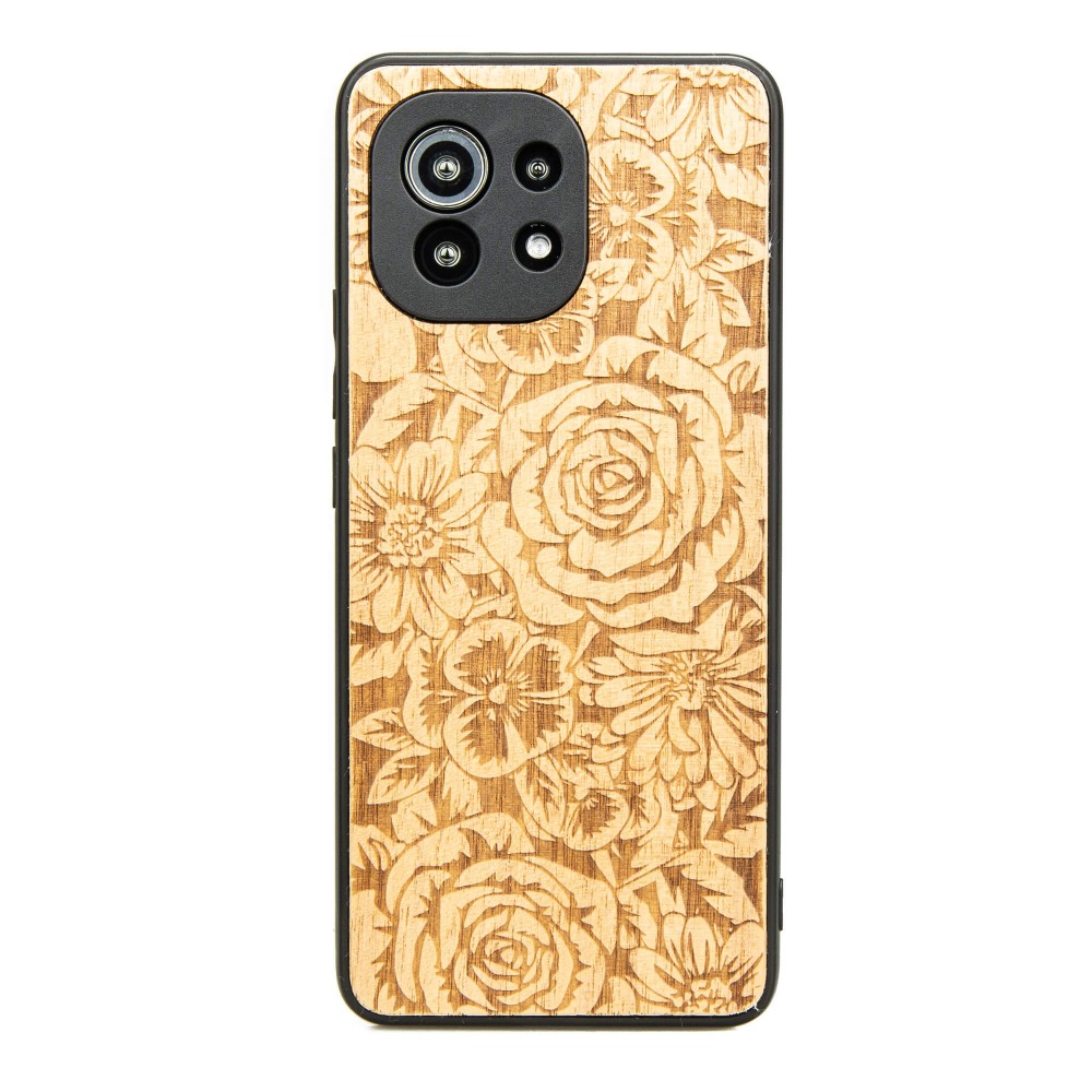 Drewniane Etui Xiaomi Mi 11 RÓŻE ANIEGRE (1)