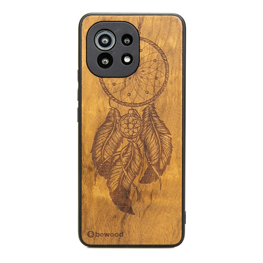 Drewniane Etui Xiaomi Mi 11 ŁAPACZ SNÓW IMBUIA (1)