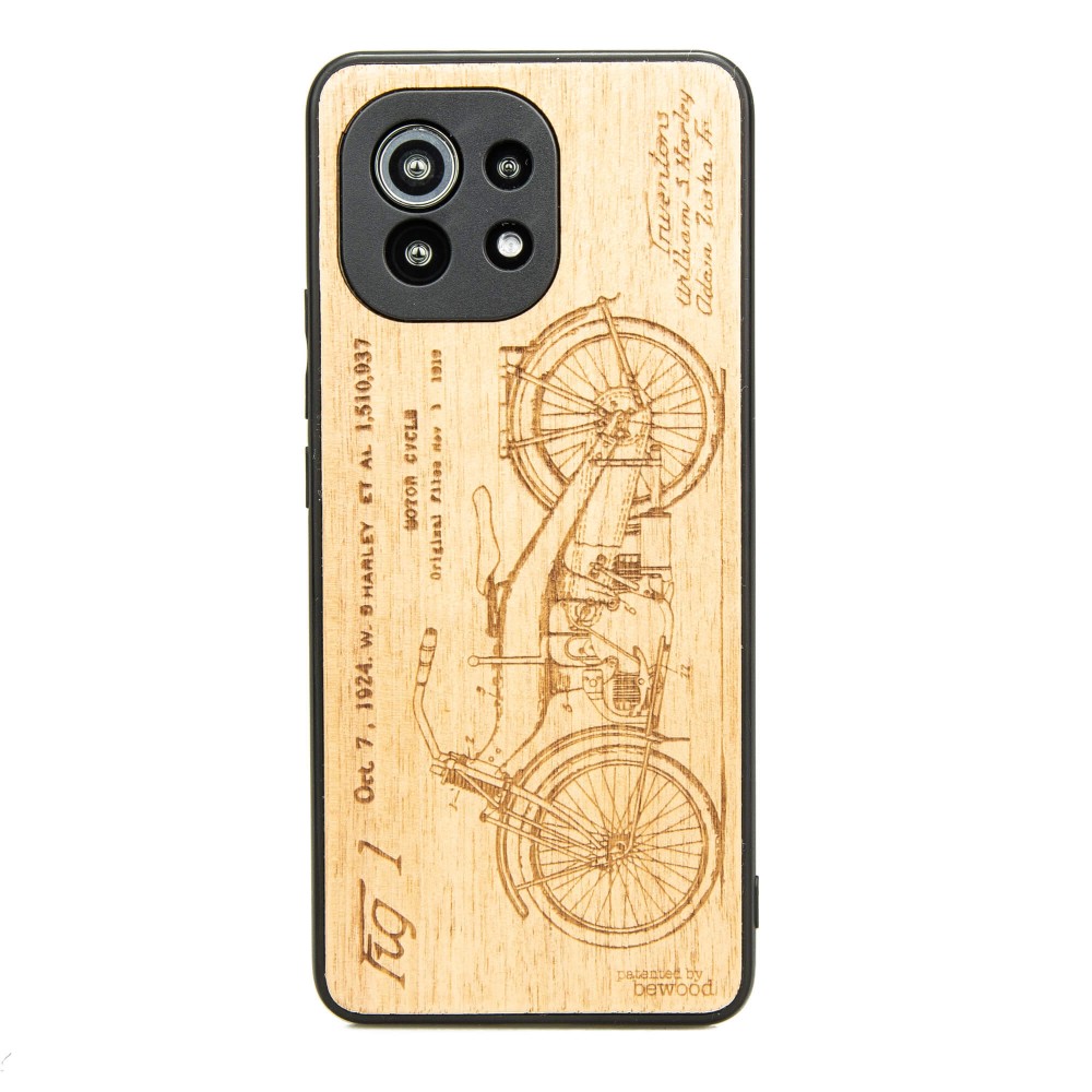 Drewniane Etui Xiaomi Mi 11 HARLEY PATENT ANIEGRE (1)