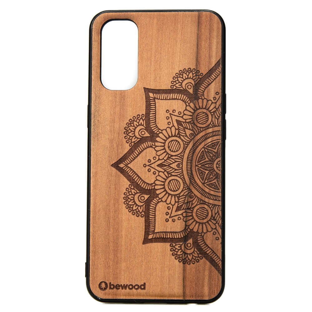 Drewniane Etui OPPO Reno 4 MANDALA JABŁOŃ (1)