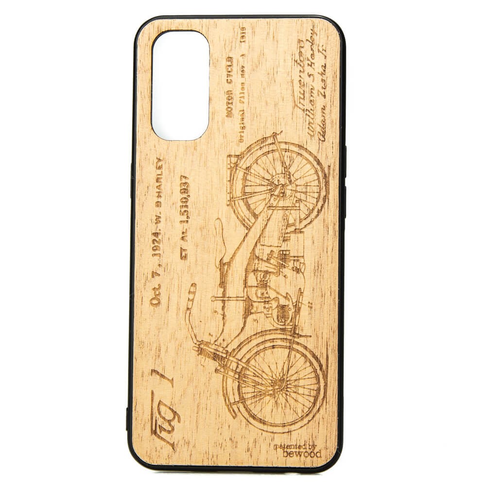 Drewniane Etui OPPO Reno 4 HARLEY PATENT ANIEGRE (1)