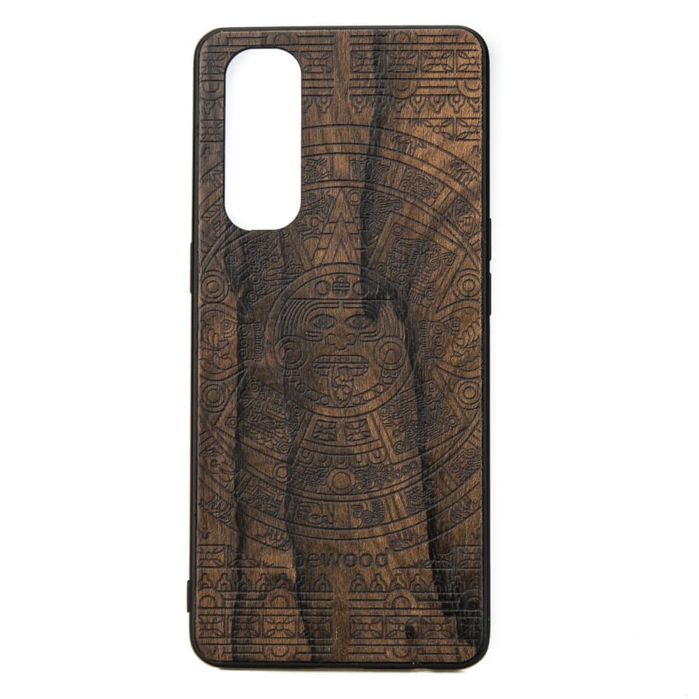 Drewniane Etui OPPO Reno 4 Pro 5G KALENDARZ AZTECKI ZIRICOTE (1)
