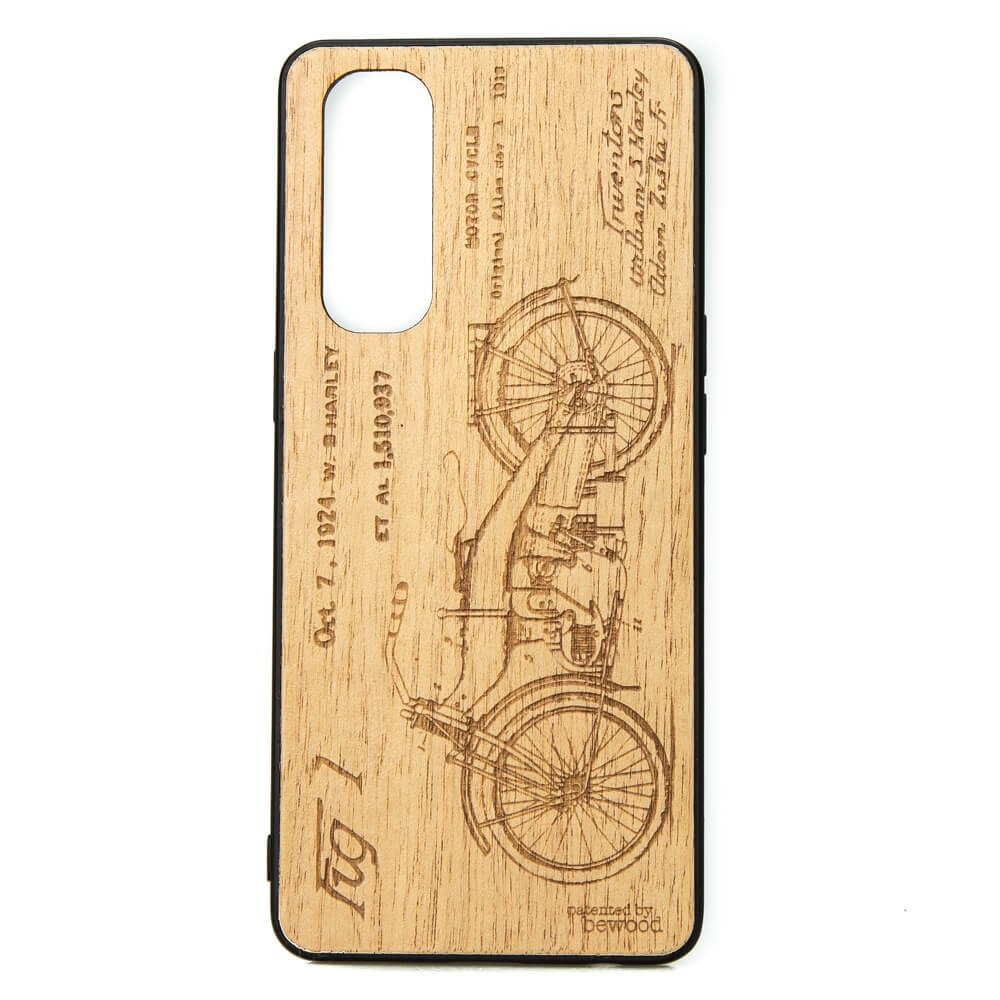 Drewniane Etui OPPO Reno 4 Pro 5G HARLEY PATENT ANIEGRE (1)