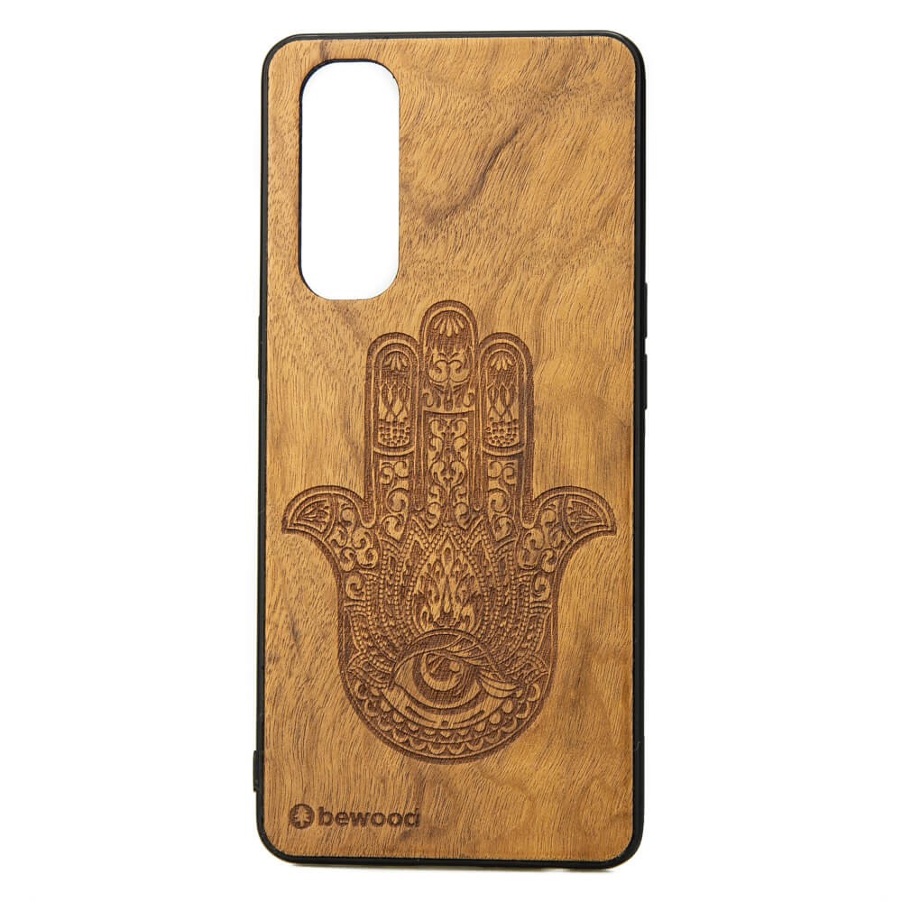 Drewniane Etui OPPO Reno 4 Pro 5G HAMSA IMBUIA (1)