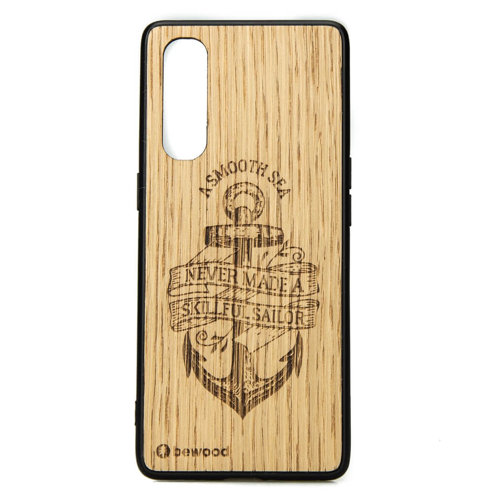 Drewniane Etui OPPO Reno 3 Pro KOTWICA DĄB (1)