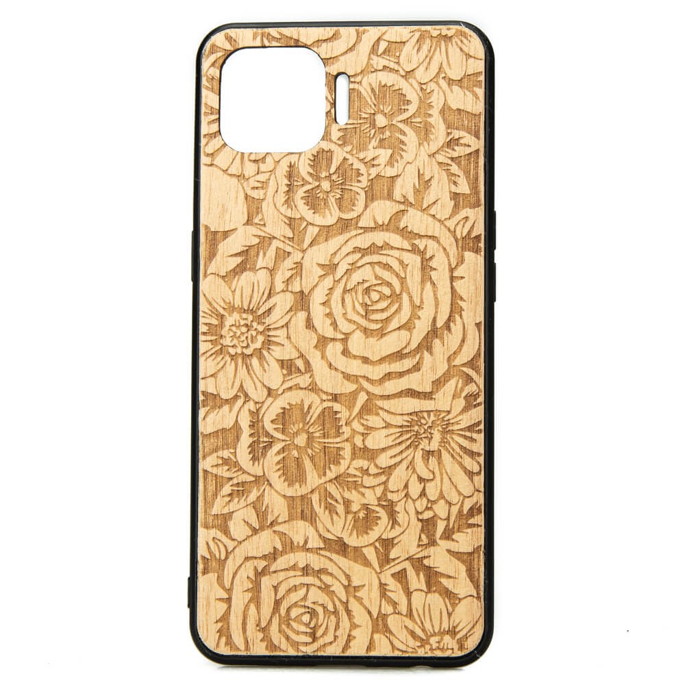 Drewniane Etui OPPO Reno 4 Lite RÓŻE ANIEGRE (1)