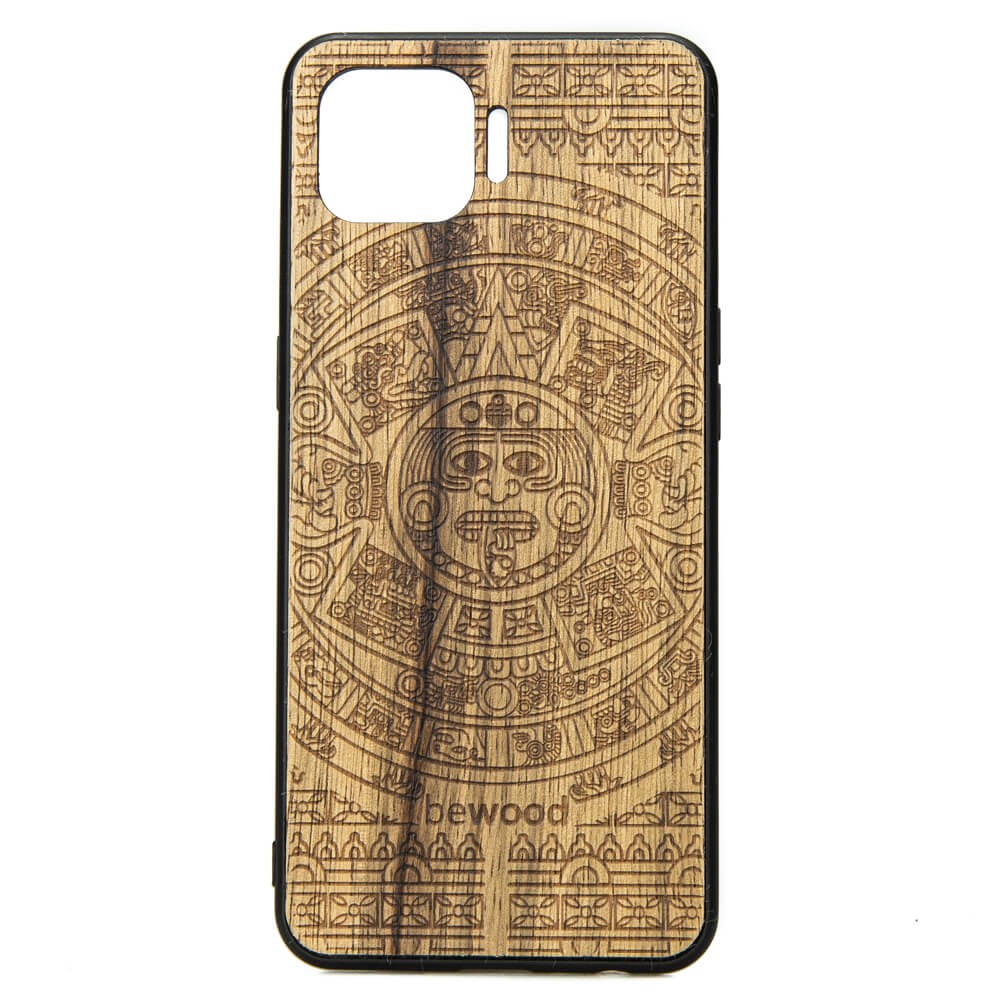 Drewniane Etui OPPO Reno 4 Lite KALENDARZ AZTECKI LIMBA (1)