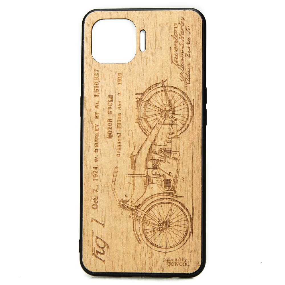 Drewniane Etui OPPO Reno 4 Lite HARLEY PATENT ANIEGRE (1)