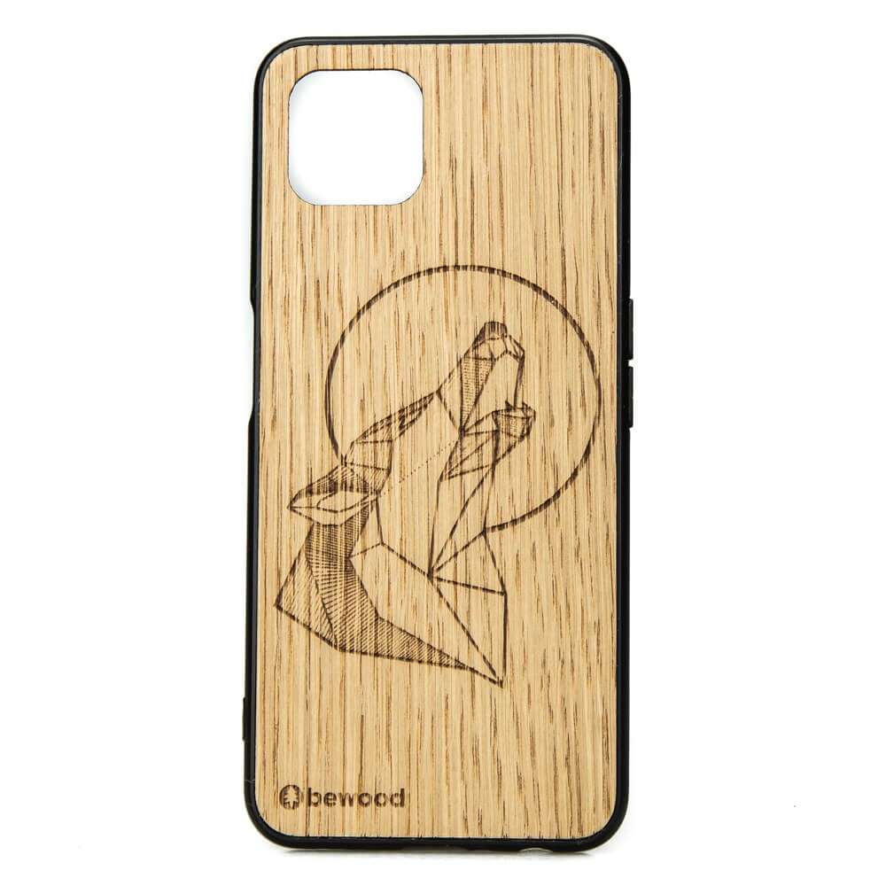 Drewniane Etui OPPO Reno 4 Z WILK DĄB (1)