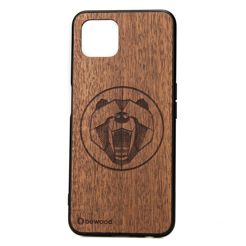 OPPO Reno 4 Z Bear Merbau Wood Case (1)