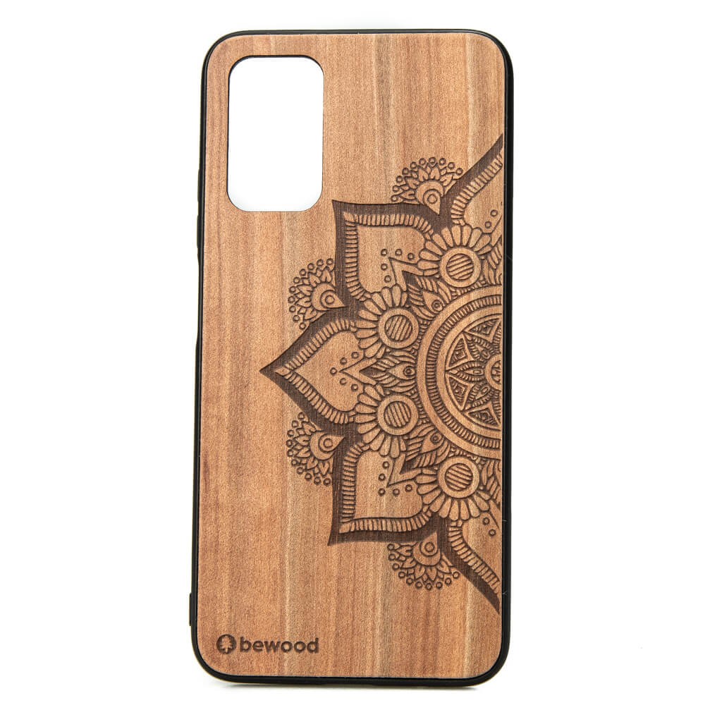 Drewniane Etui Xiaomi POCO M3 MANDALA JABŁOŃ (1)