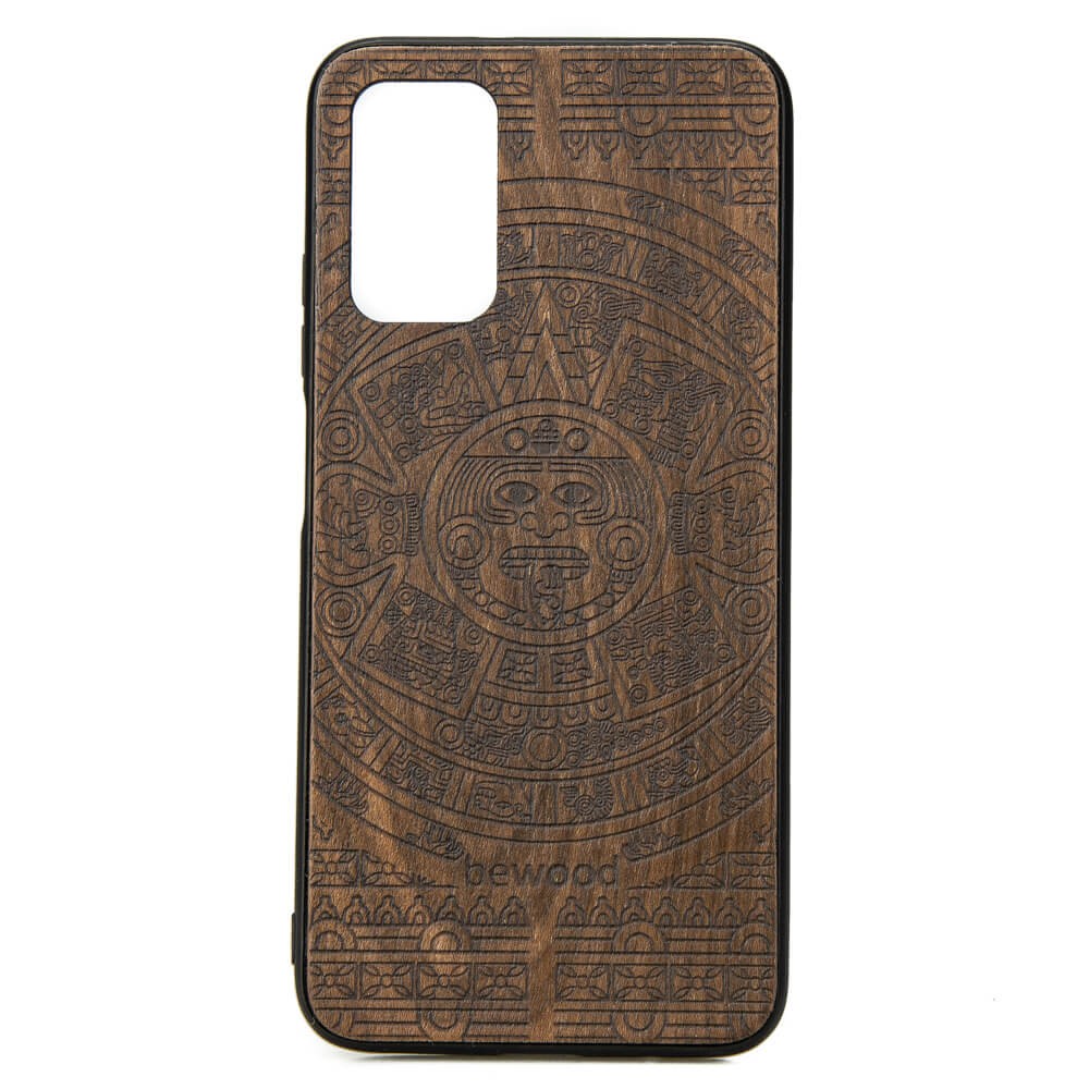 Drewniane Etui Xiaomi POCO M3 KALENDARZ AZTECKI ZIRICOTE (1)