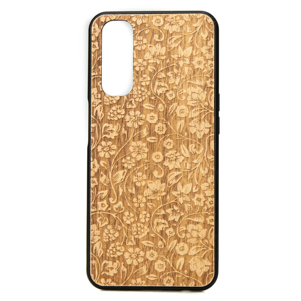 Drewniane Etui Realme 7 KWIATY POLNE ANIEGRE (1)
