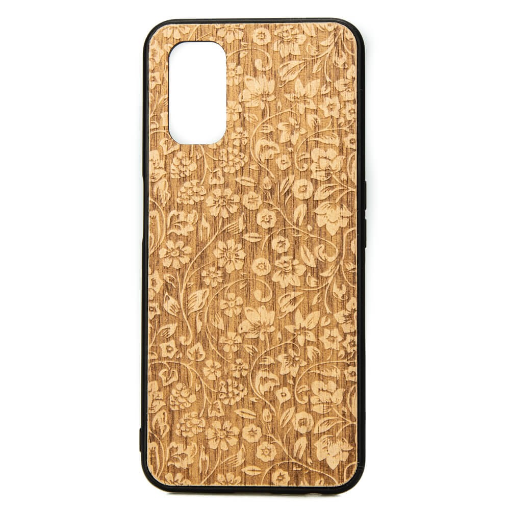Drewniane Etui Realme 7 5G KWIATY POLNE ANIEGRE (1)