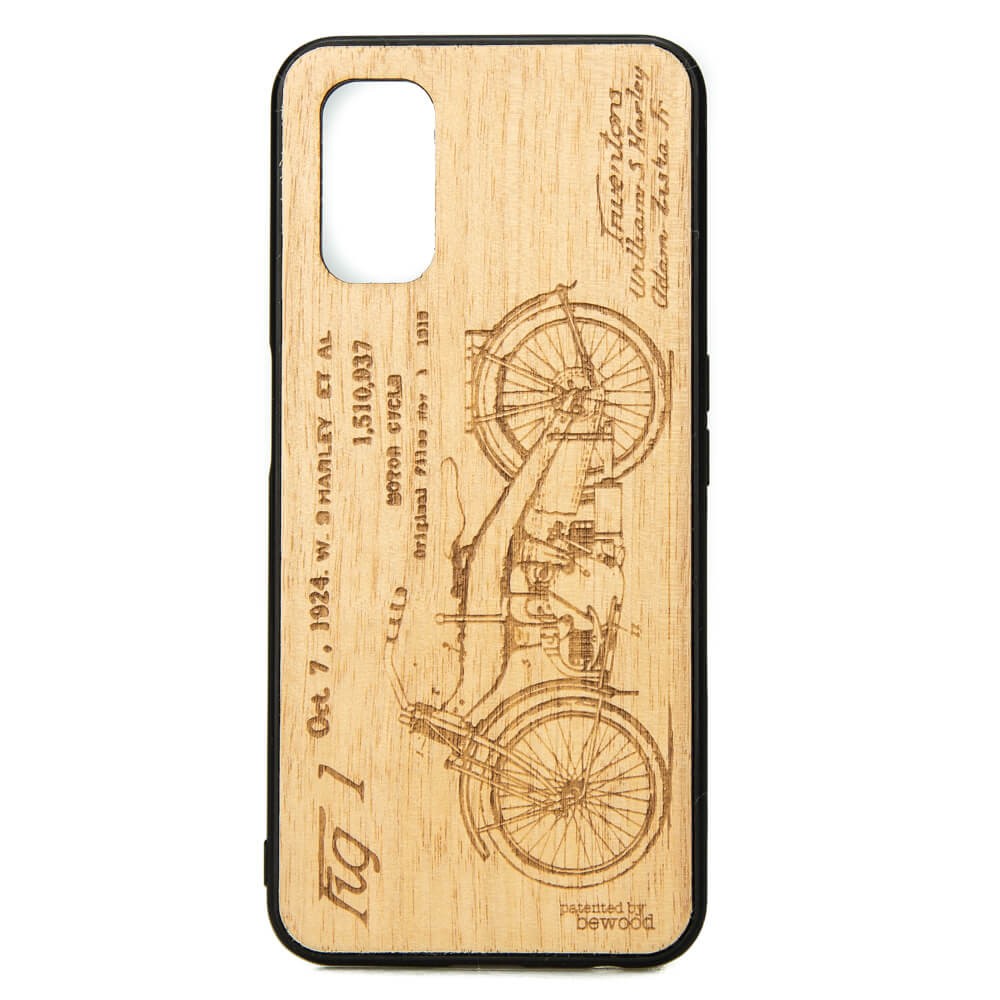 Drewniane Etui Realme 7 5G HARLEY PATENT ANIEGRE (1)
