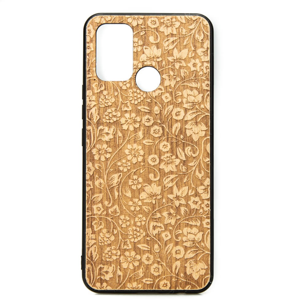 Drewniane Etui Realme 7i KWIATY POLNE ANIEGRE (1)